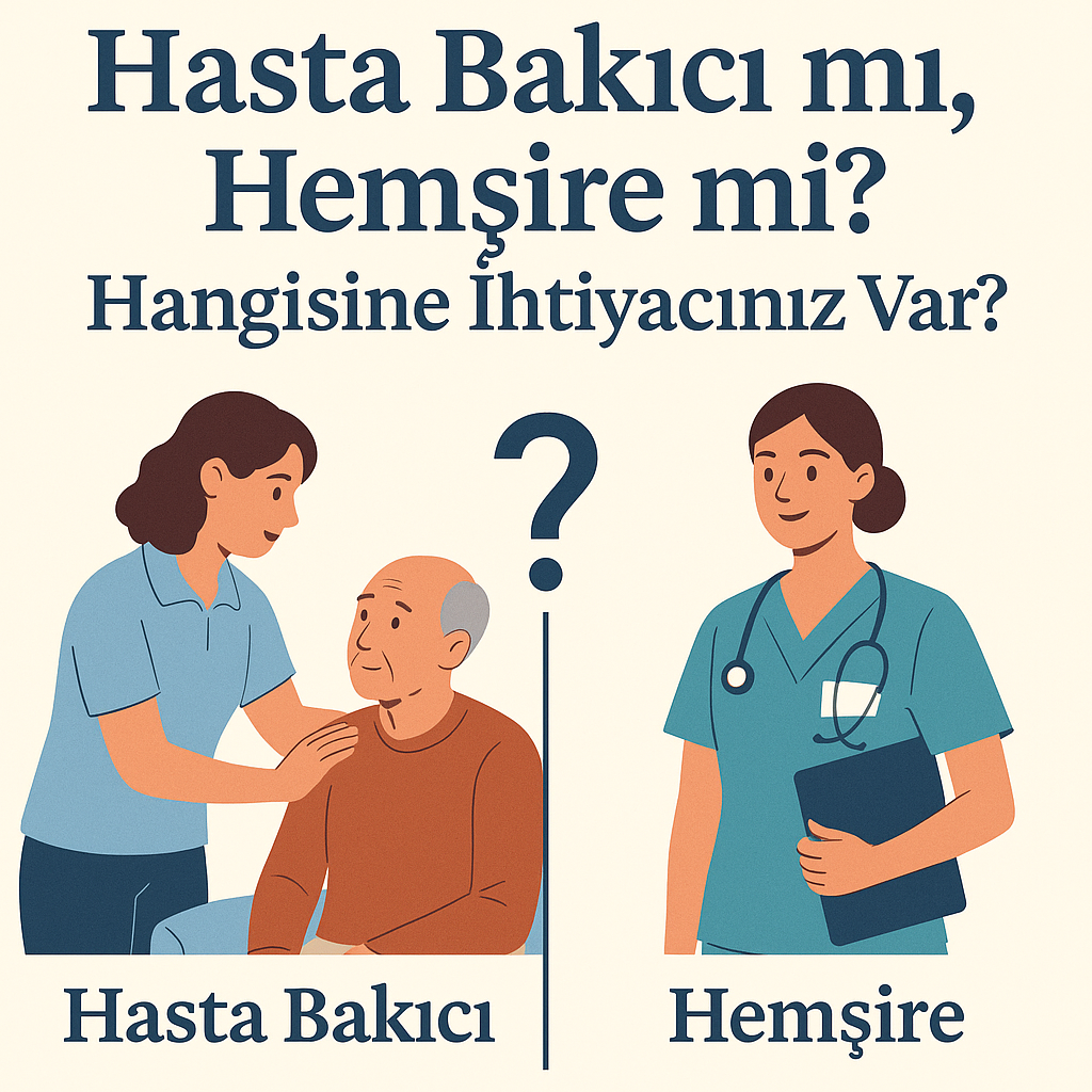 Hasta Bakıcı mı, Hemşire mi? Hangisine İhtiyacınız Var?